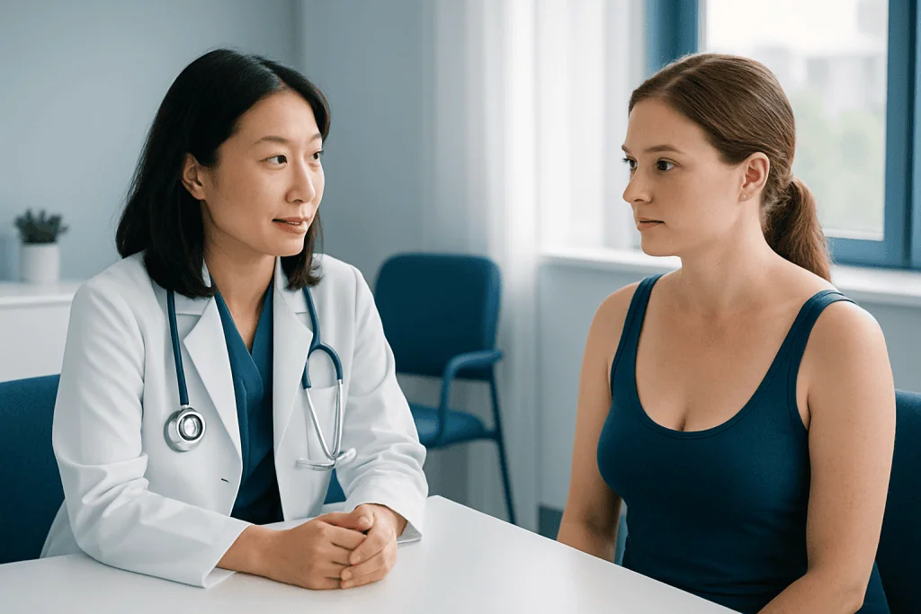 When a difference may need assessment — breast asymmetry