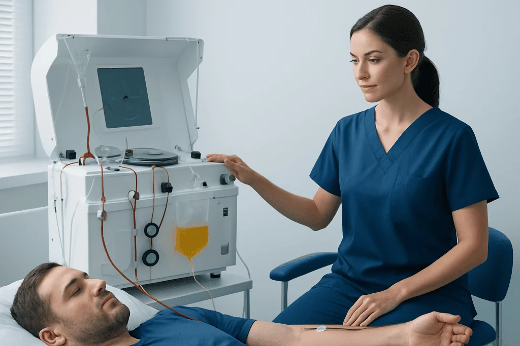 When plasma exchange may be recommended — plasma exchange