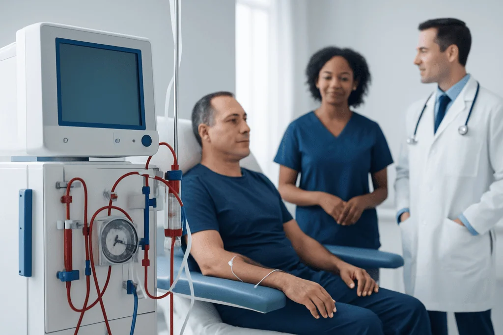Where They Fit in Kidney Blood Flow — peritubular capillaries