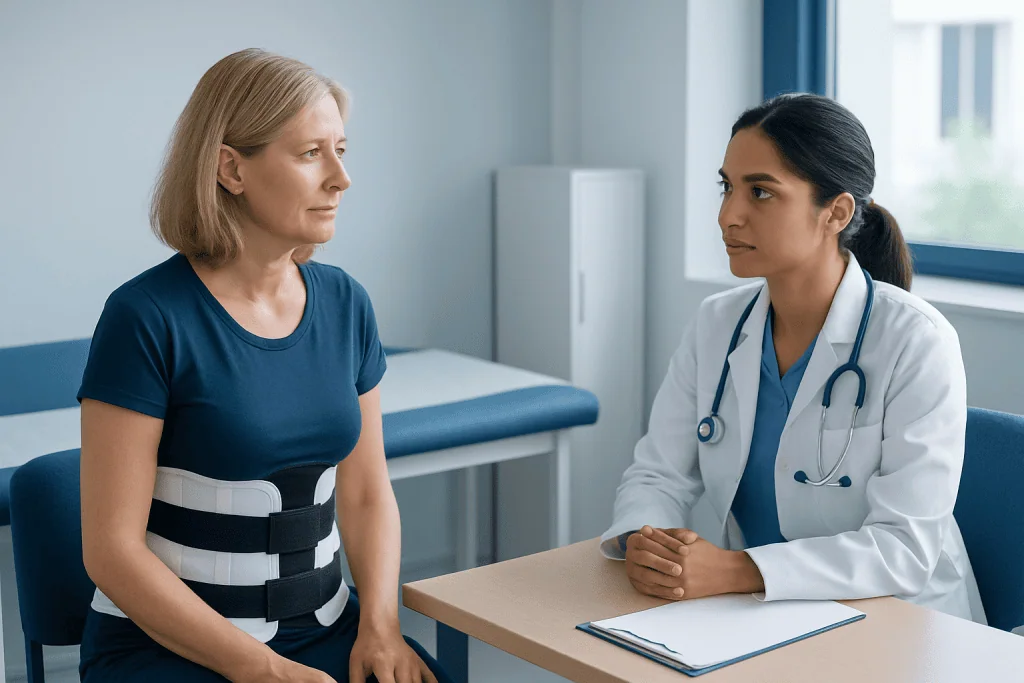 Who may be a candidate for bracing? — back brace for pars defect