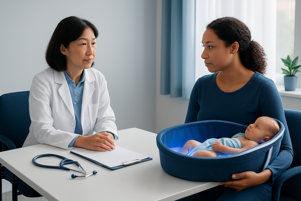 Who may be a candidate for jaundice light therapy at home? — jaundice light therapy at home