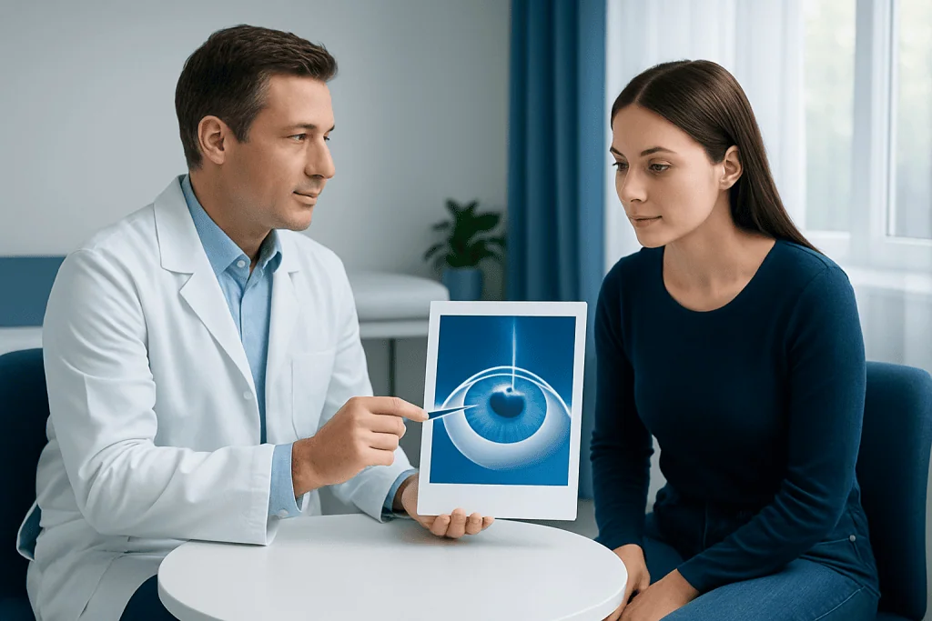 Who May Be a Candidate for Laser Eye Surgery? — laser light in eye