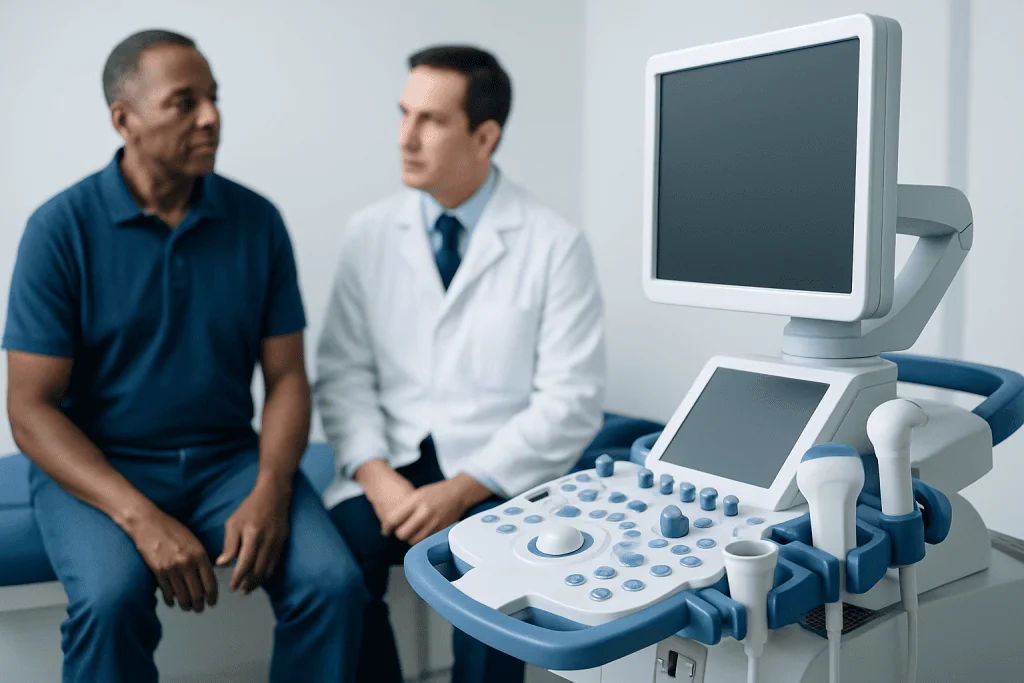 Who may be a candidate for PSA screening — american urological association prostate cancer screening guidelines