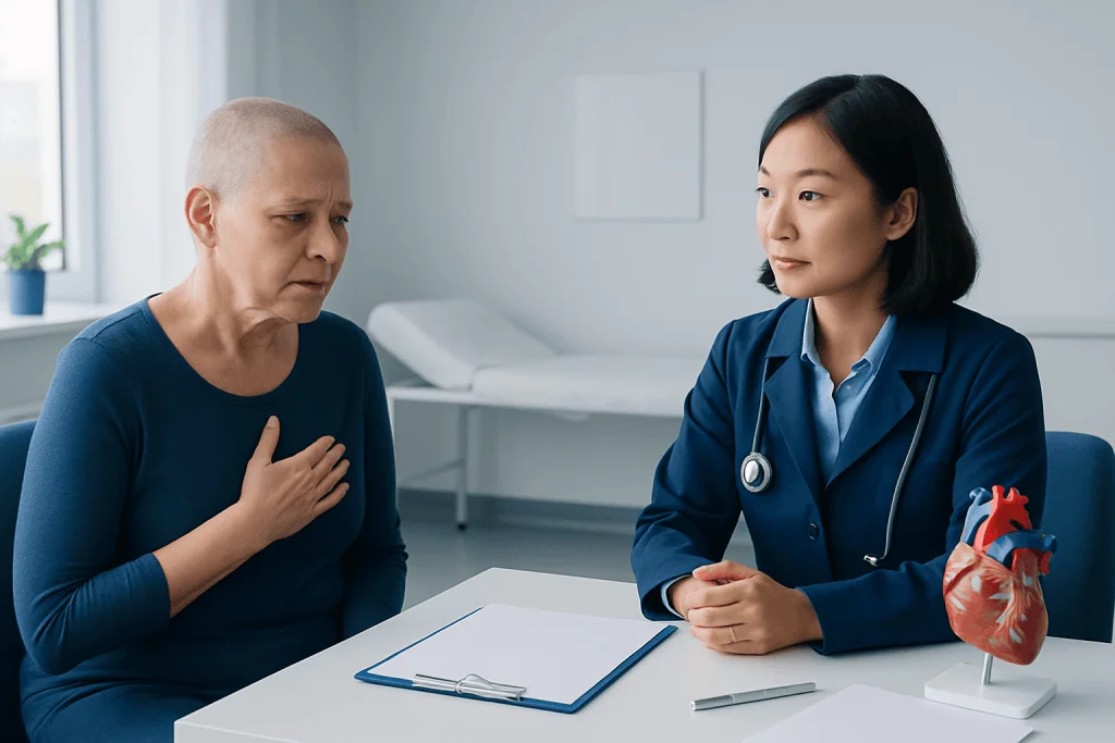 Who May Need Closer Heart Monitoring — signs of heart damage from chemo