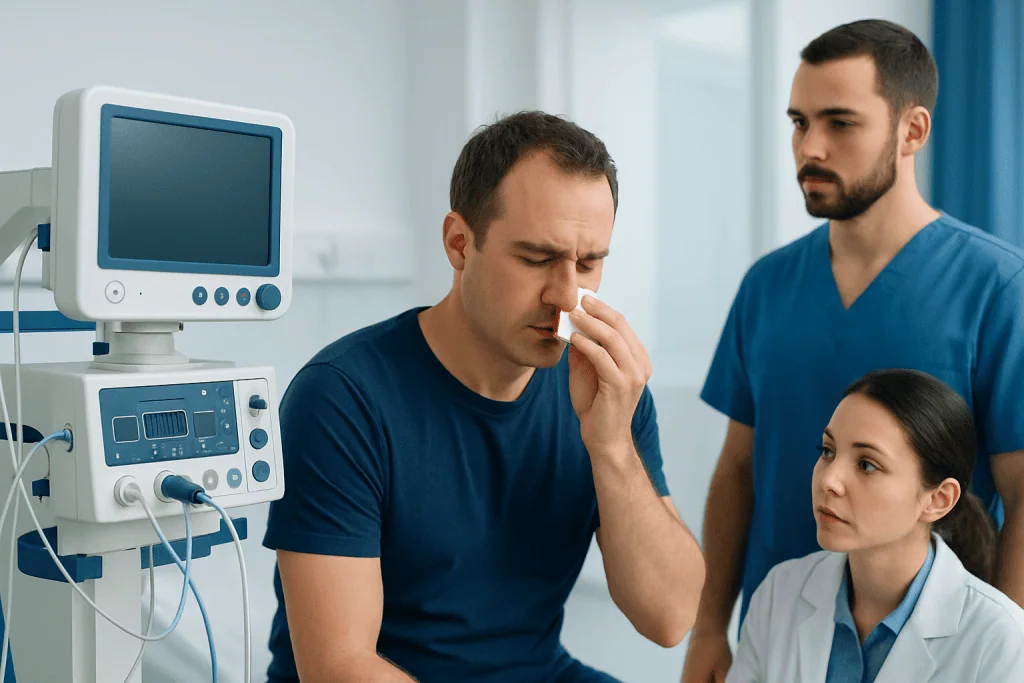 Who may need medical treatment for nosebleeds? — nasal bleeding treatment
