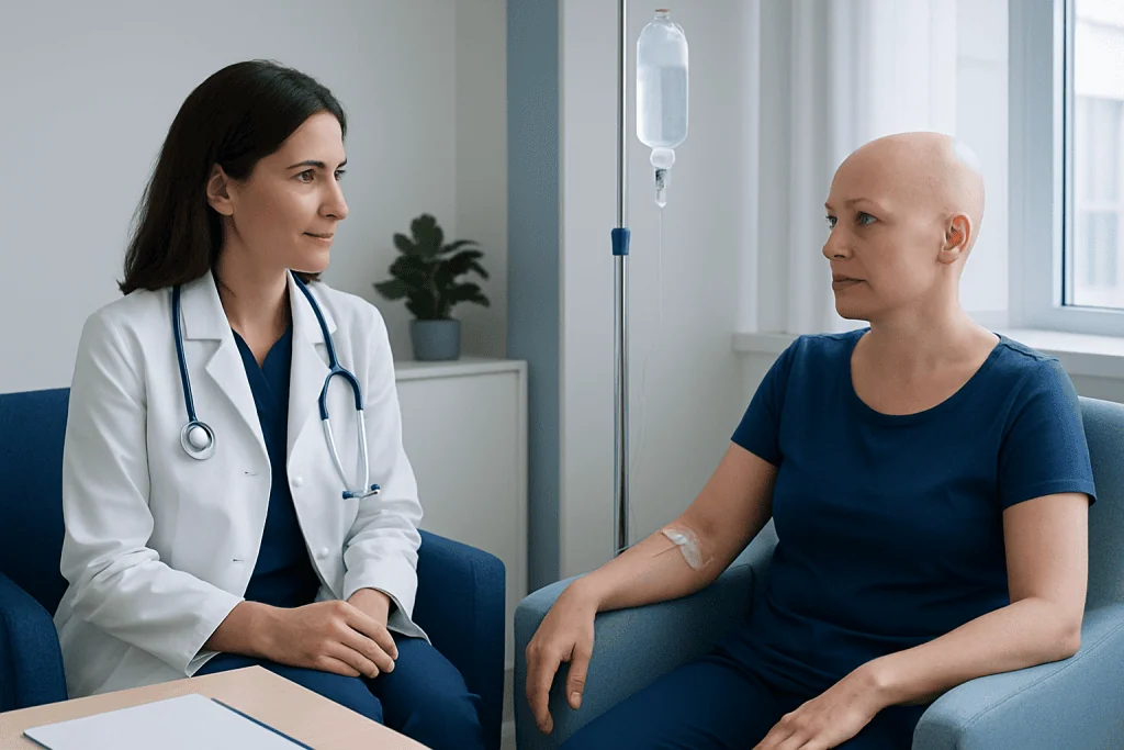 Who may receive IV chemotherapy — iv chemo education sheets