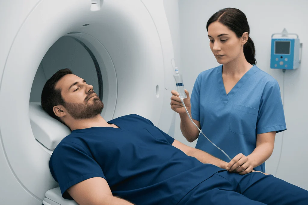 Why an MRI May Use Contrast — gadolinium contrast