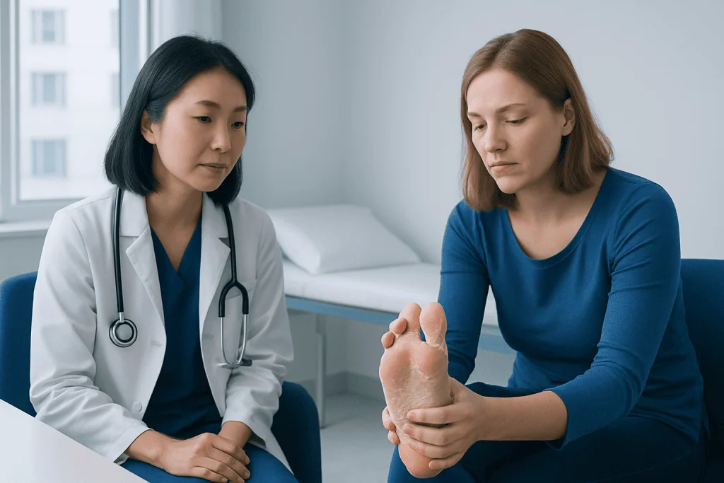 Why Feet Become Flaky: Causes and Risk Factors — feet flaky skin
