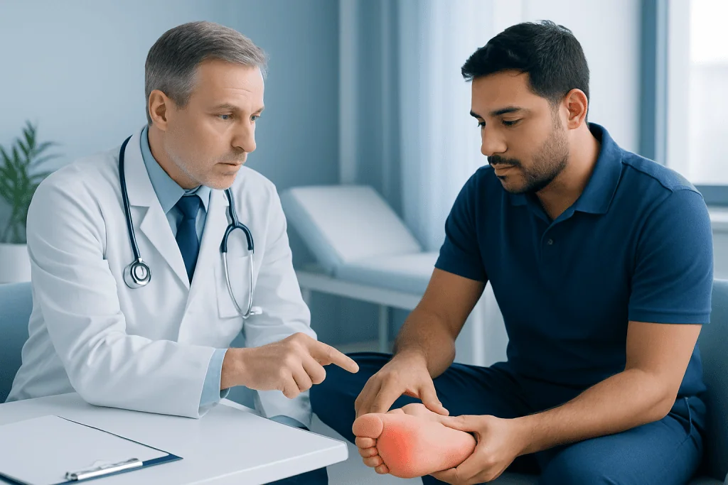 Why Gout May Affect the Heel — gout in heel