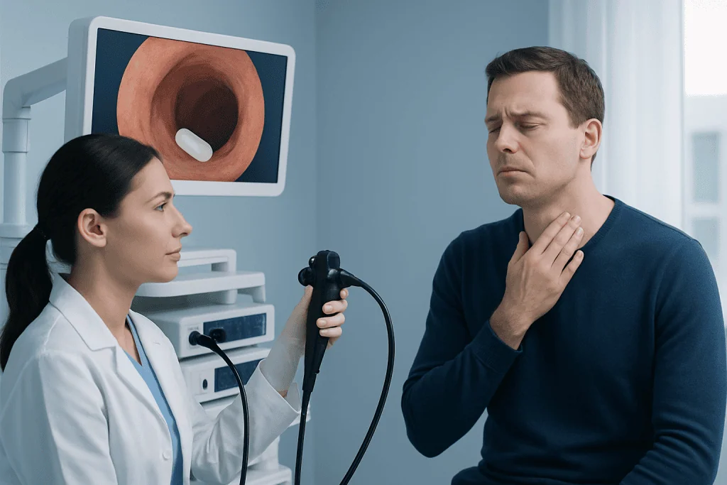 Why pills can feel stuck — stuck tablet in throat