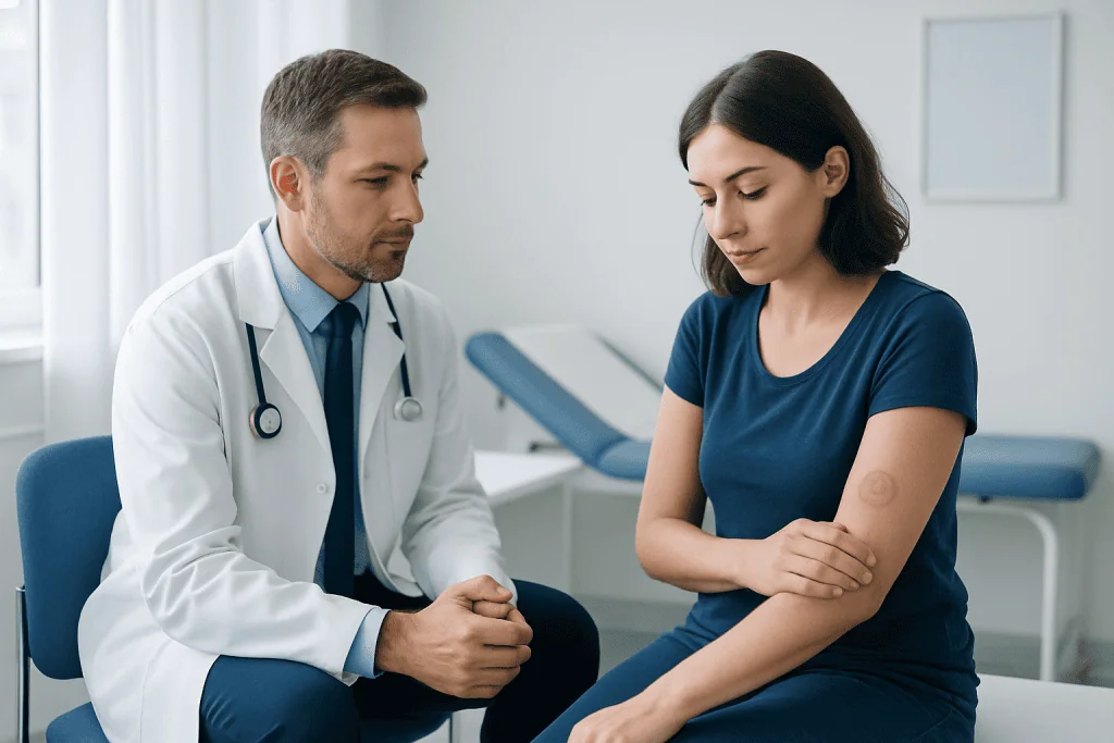 Why some people develop lasting marks or scars — ringworm scar