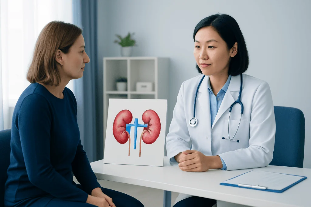 Why urine may back up in the kidney — caliectasis