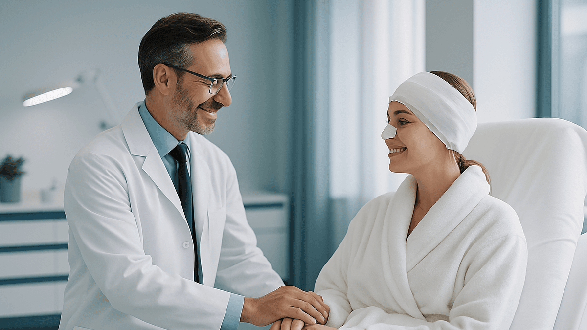 Facial Aesthetic Surgery Recovery: Head Elevation, Bruising Stages and Return to Work