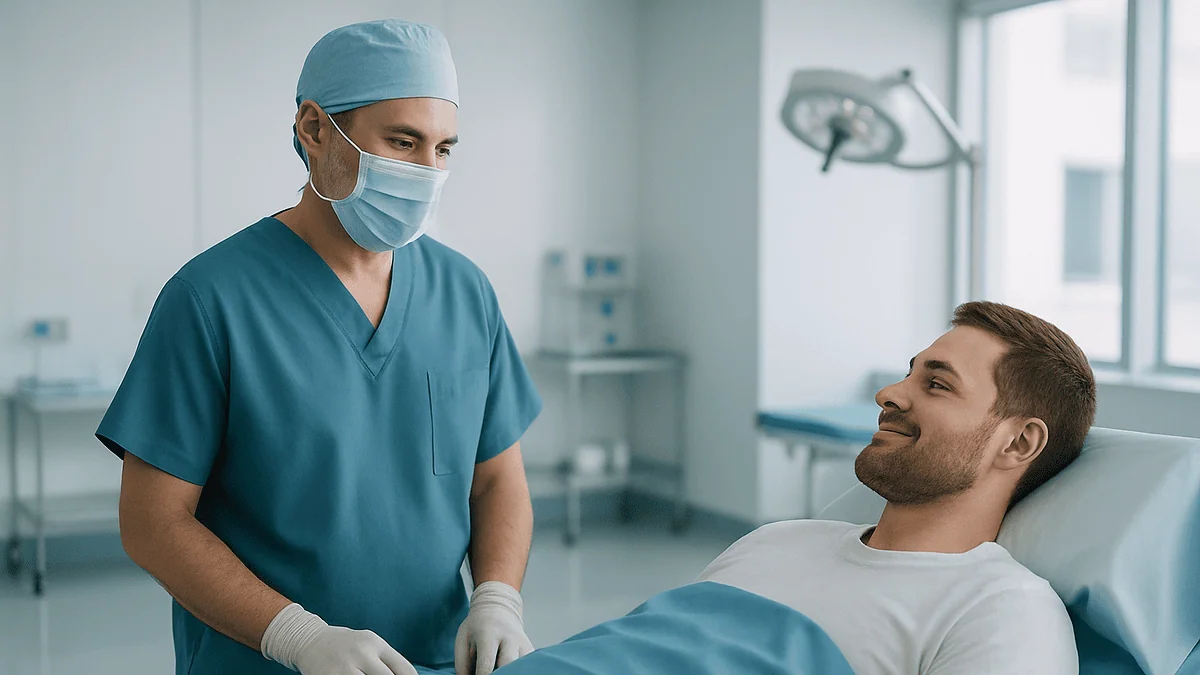 Inside the Operating Room for an Adult Circumcision: Technique, Stitches and Dressings