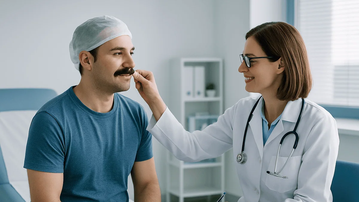 Moustache Transplants: Filling Gaps and Scars in the Upper Lip, Properly