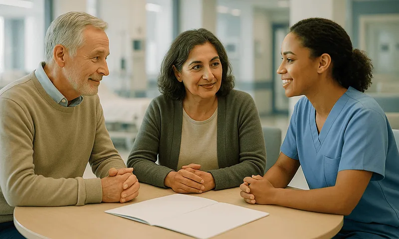Medical consultation with a healthcare professional at Acibadem Hospitals Group.