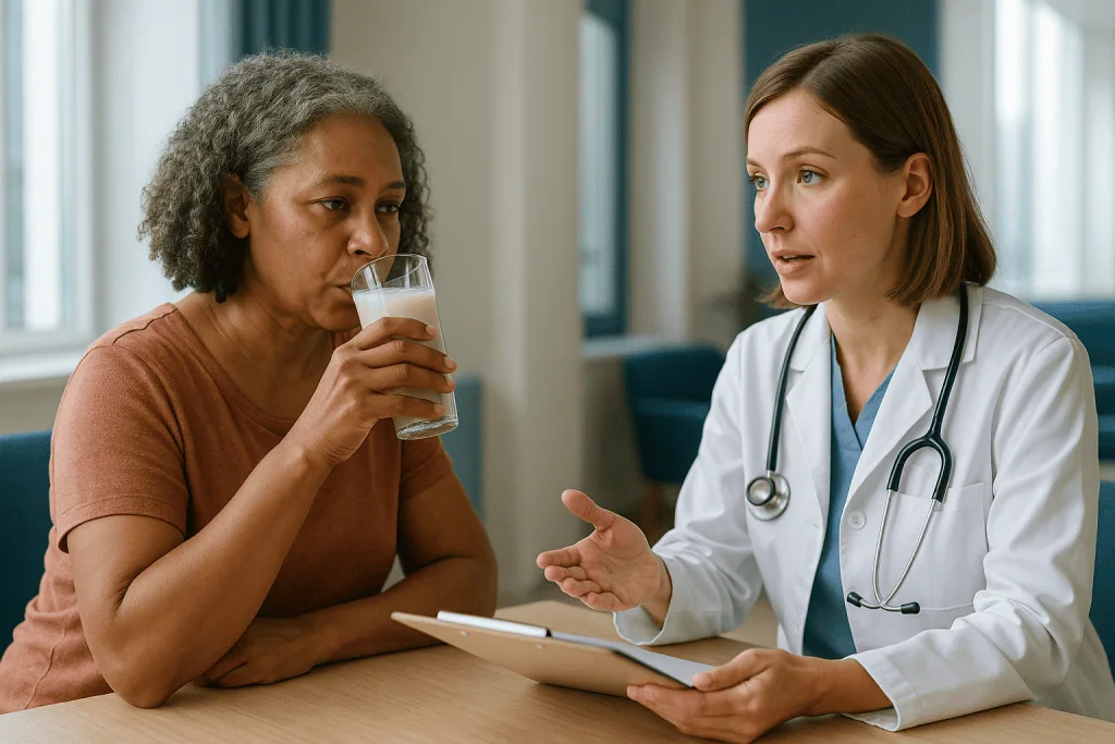 Doctor consulting patient about general health matters: What changed recently: why collagen banking is trending now
