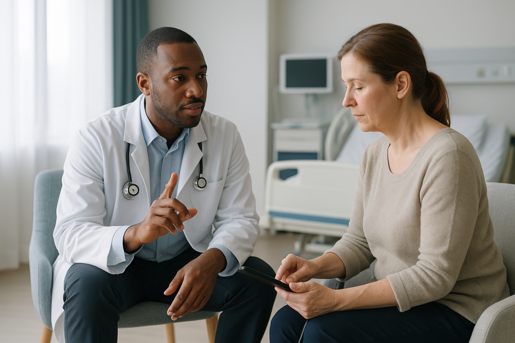 Doctor consulting with patient in clinical setting — What is actually happening inside the nervous system?