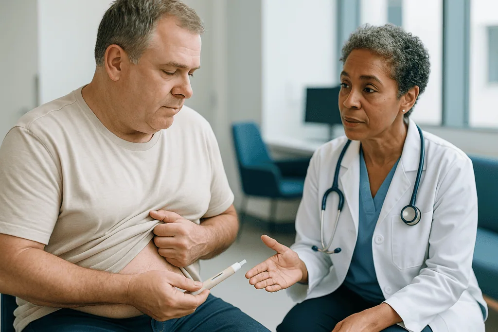 Doctor consulting with middle-aged male patient in clinic: What the evidence actually says, and how strong it is