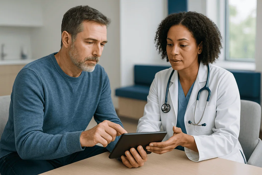Doctor consulting patient with tablet in clinical setting: What the evidence actually says, graded by strength