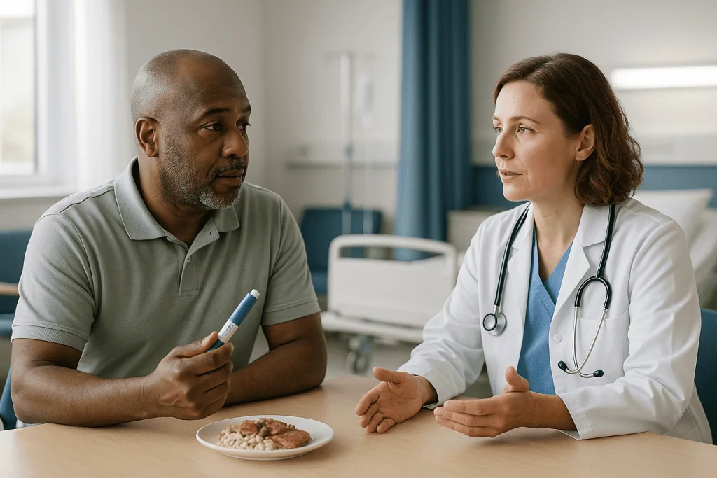 Doctor consulting patient about medication in clinical setting: What the evidence actually says, graded honestly