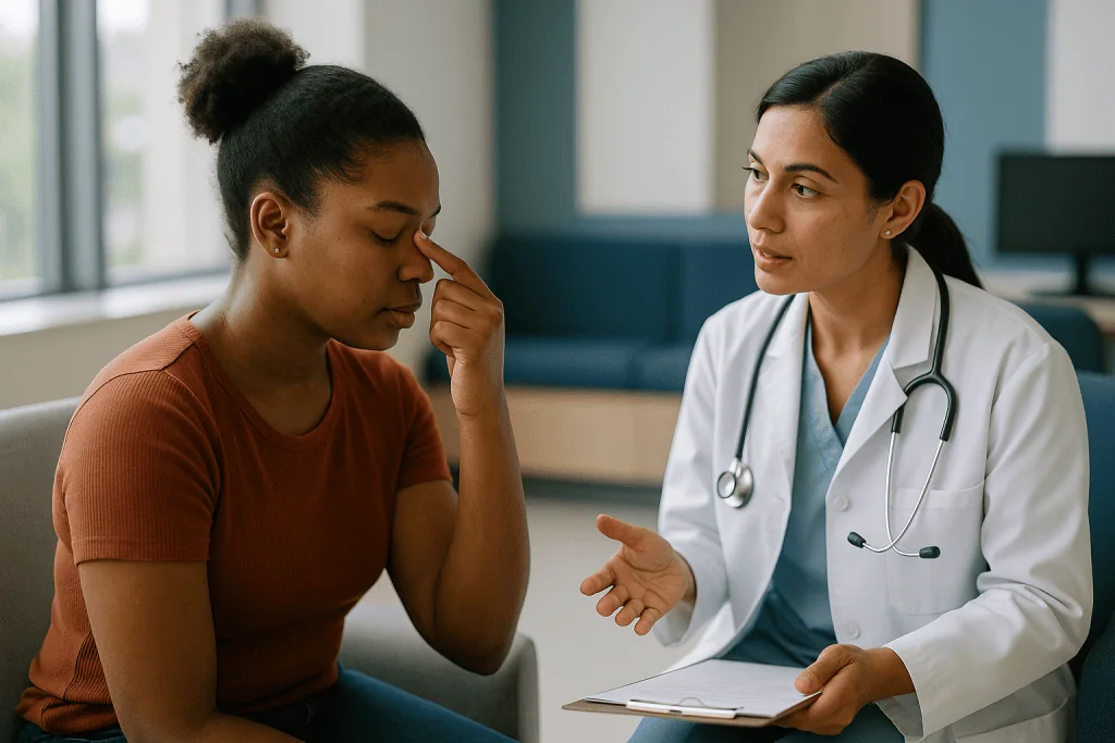 Doctor consulting patient about medical concern: Why skin thickness matters more than most people expect