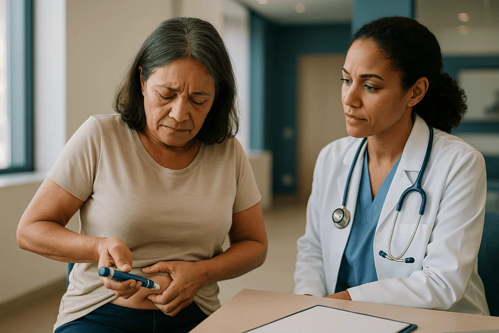 Doctor consulting patient about medication or health condition: Is Ozempic safe? The short, evidence-graded answer