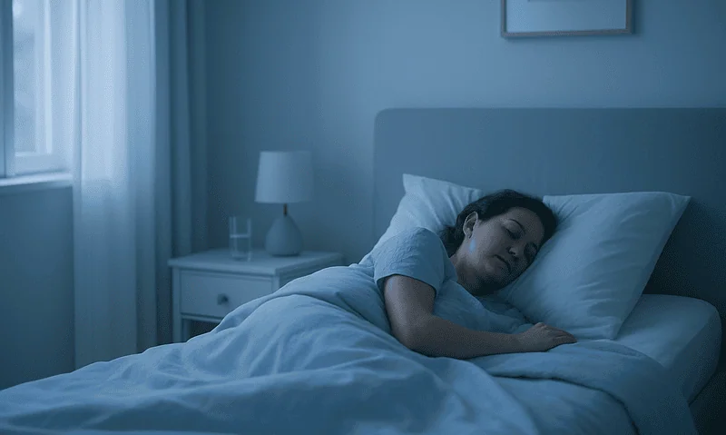 Child sleeping peacefully in a safe sleep environment.