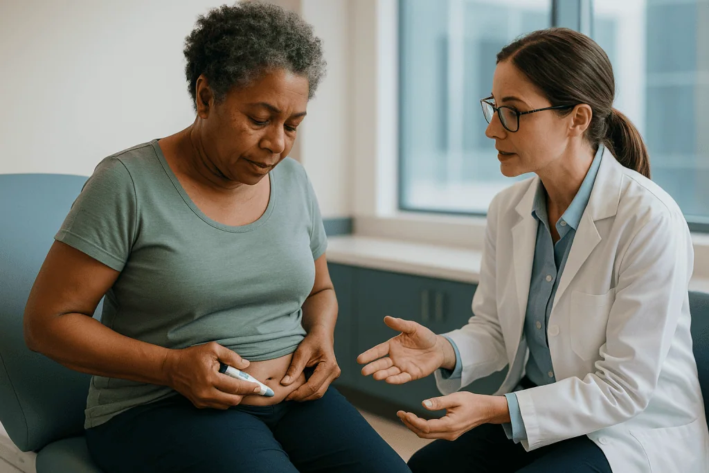 Doctor consulting patient about medical condition or treatment: Wegovy vs Zepbound: what the evidence actually says, graded