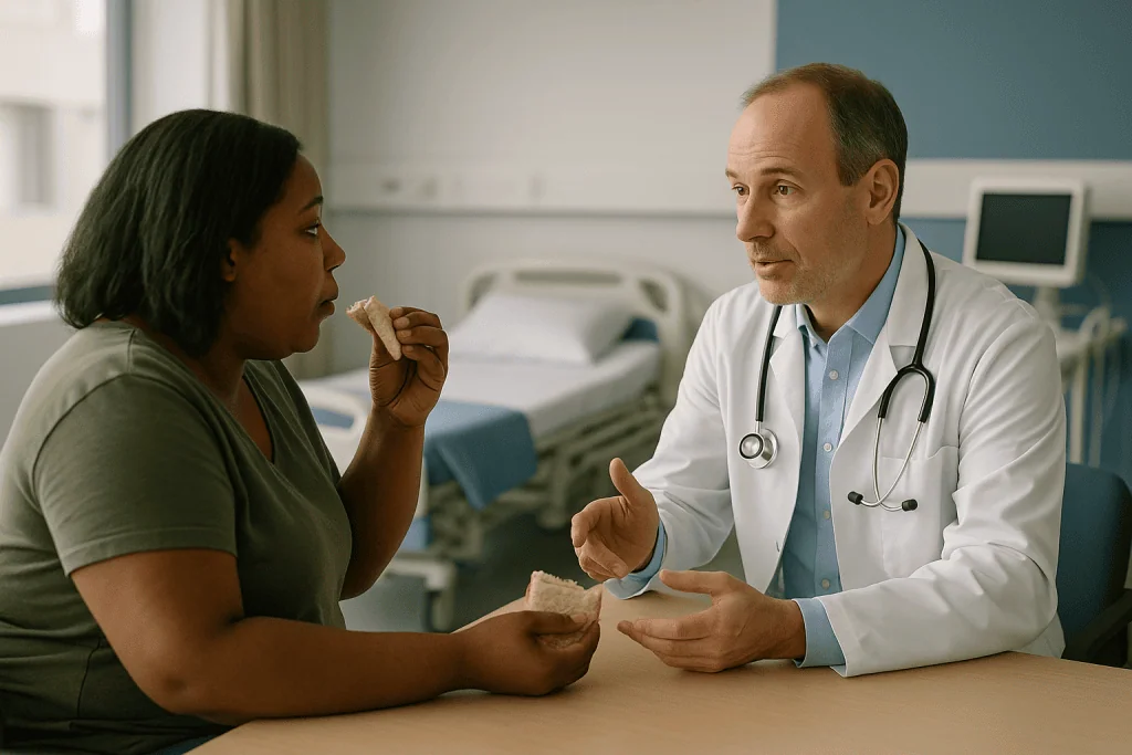 Doctor consulting patient about food or nutrition: What bacteria is most likely to cause endocarditis?