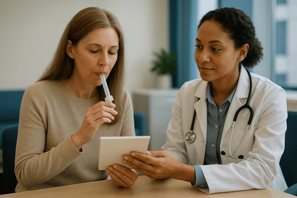 Doctor and patient consulting with digital tablet in office: What changed recently
