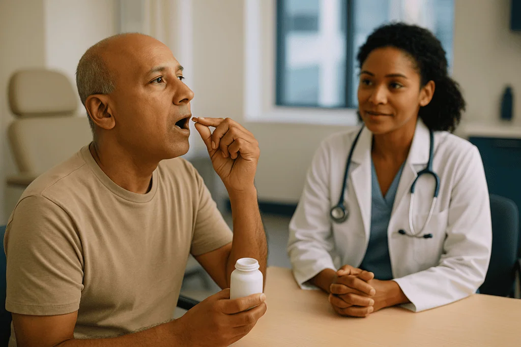 Patient consulting with doctor about medication in clinic: What changed recently: why CoQ10 benefits are trending again