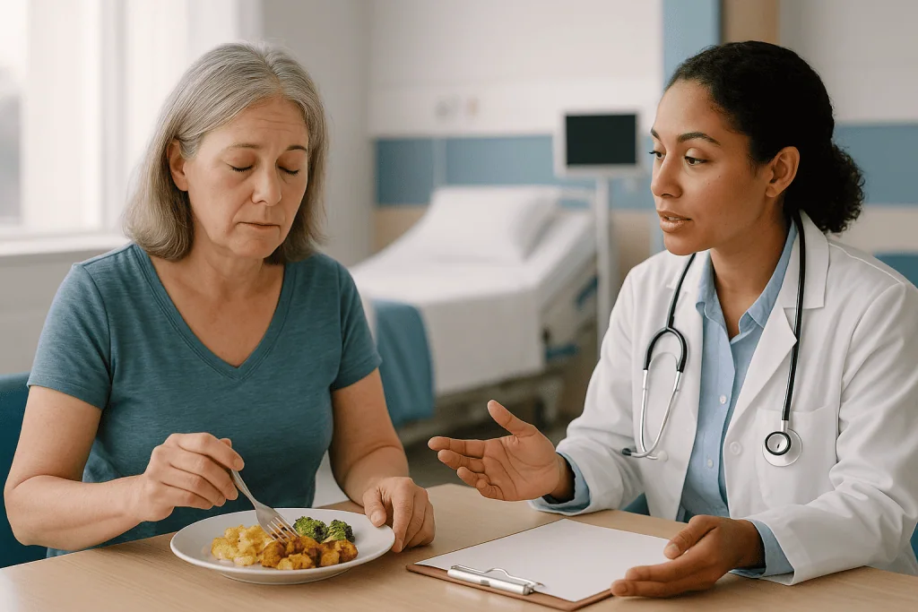 Doctor consulting patient about diet and nutrition: What does drug-resistant epilepsy actually mean?