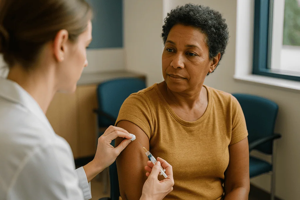 Healthcare provider administering injection to adult patient: What happens if you take the yellow fever vaccine?