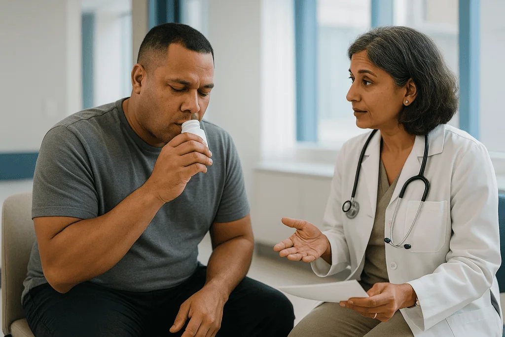 Doctor consulting with patient in clinical office setting: What is vitamin D toxicity (hypervitaminosis D), and how rare is 