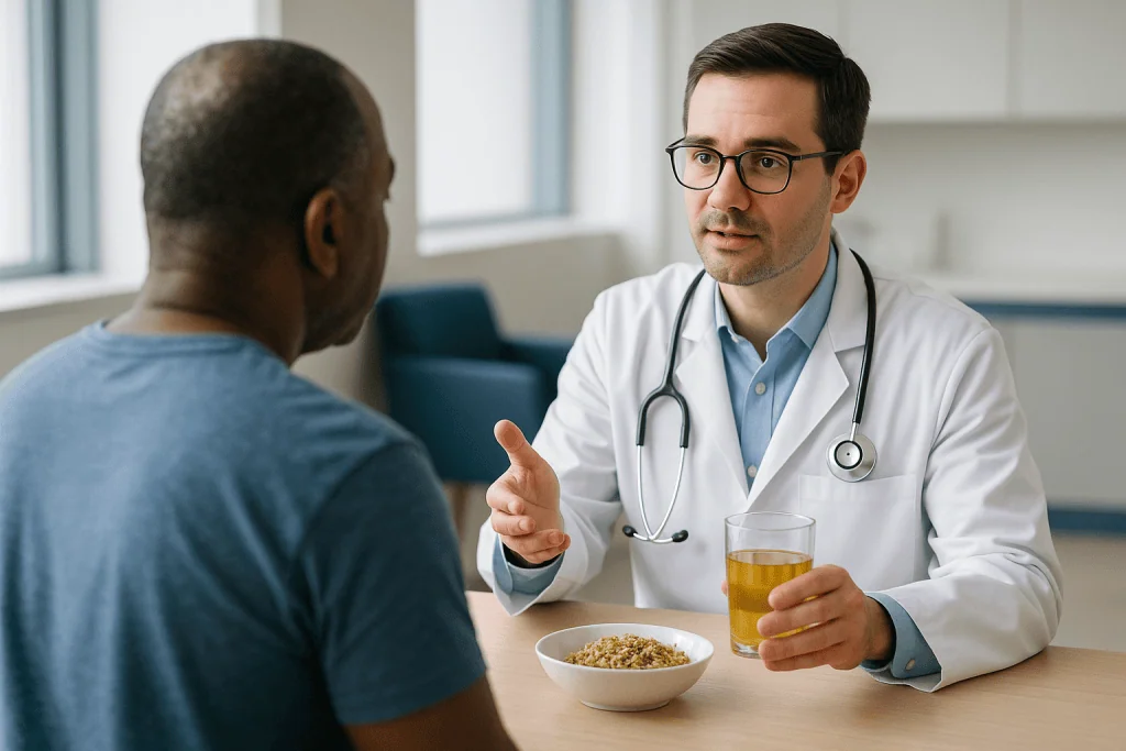 Doctor consulting patient about diet and nutrition: What the evidence actually says, graded by strength