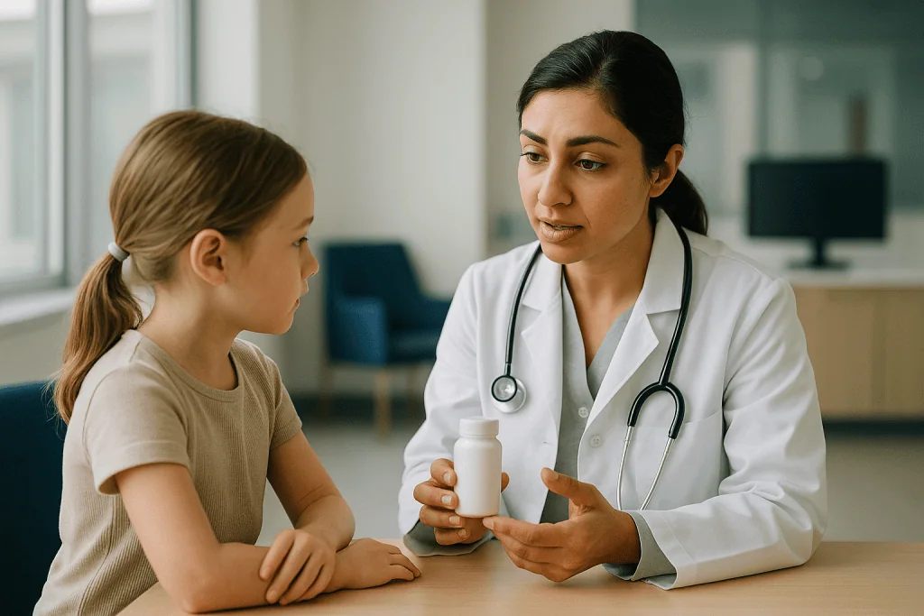 Pediatrician consulting with young girl patient: What the evidence actually says, graded by strength