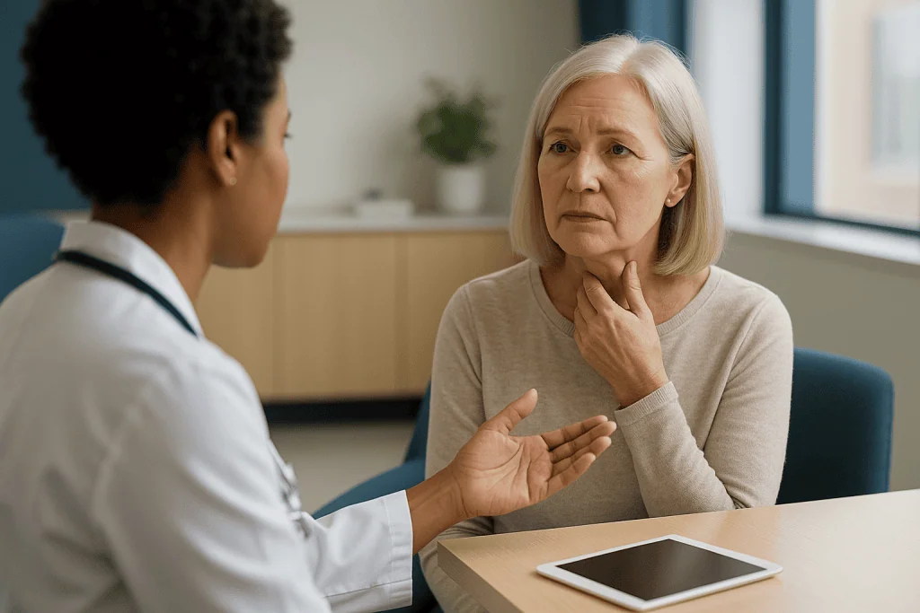 Doctor consulting with patient in office setting: Who is actually deficient? The groups genuinely at risk