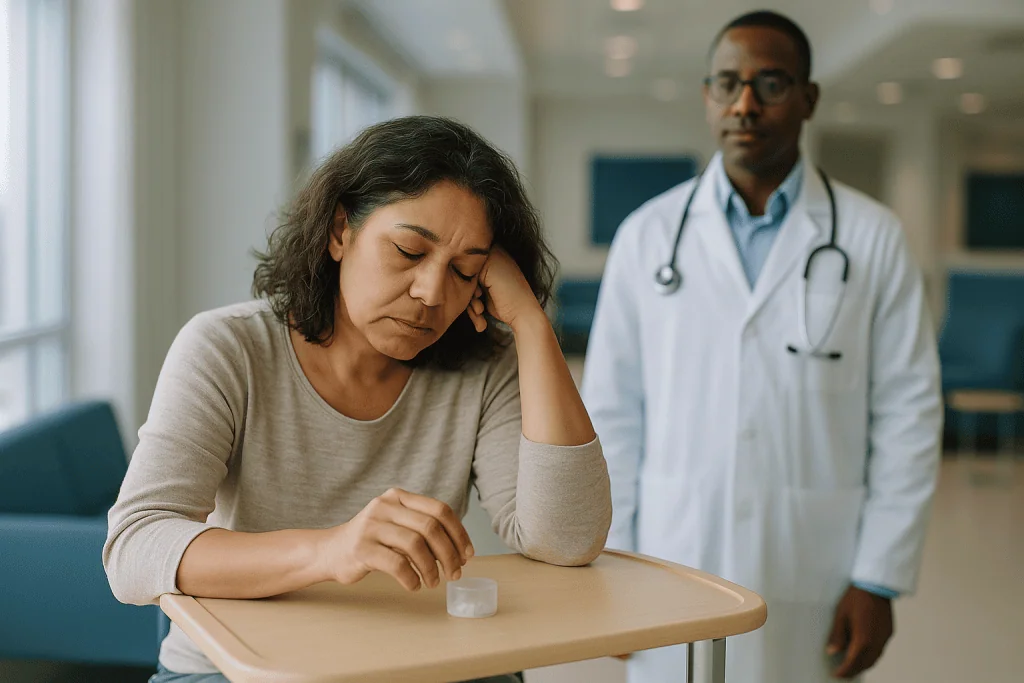 Patient consultation with doctor in clinical setting: Why does melatonin cause next-day grogginess?